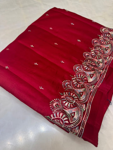 Premium butter silk saree