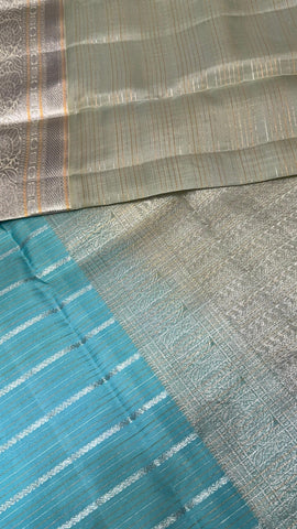 Half mix Kanjeevaram silk saree