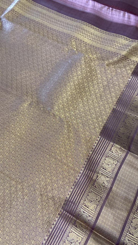 Half mix Kanjeevaram silk saree