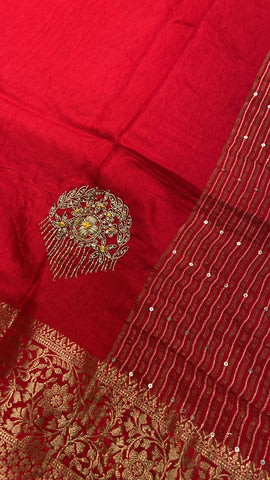 Pure Chinnon Saree