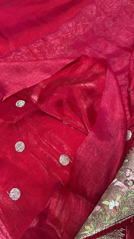 Pure Chinnon Saree