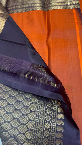 Pure handloom Kanjeevaram silk mark certified saree