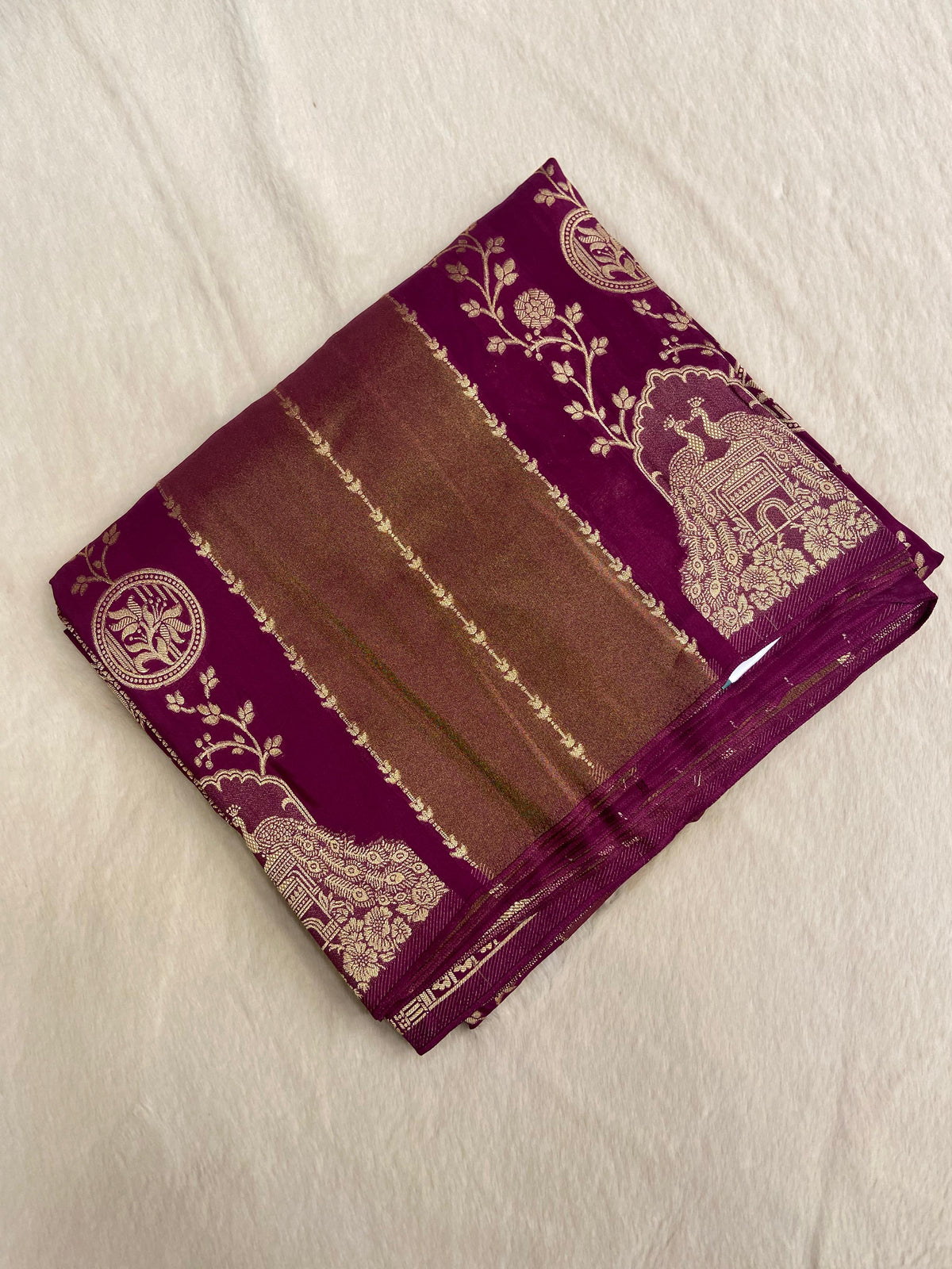 Pure Chinnon Saree