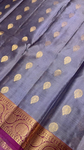 Half mix Kanjeevaram silk saree