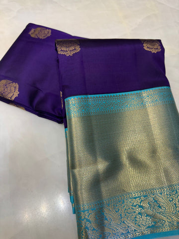 Pure Kanjeevaram silk mark certified saree