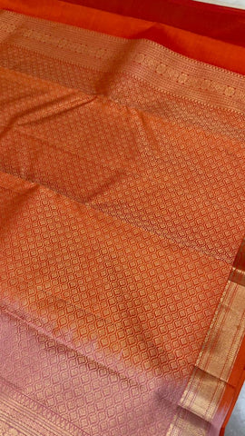 Pure Kanjeevaram silk mark certified saree