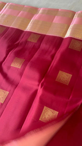 Half mix Kanjeevaram silk saree
