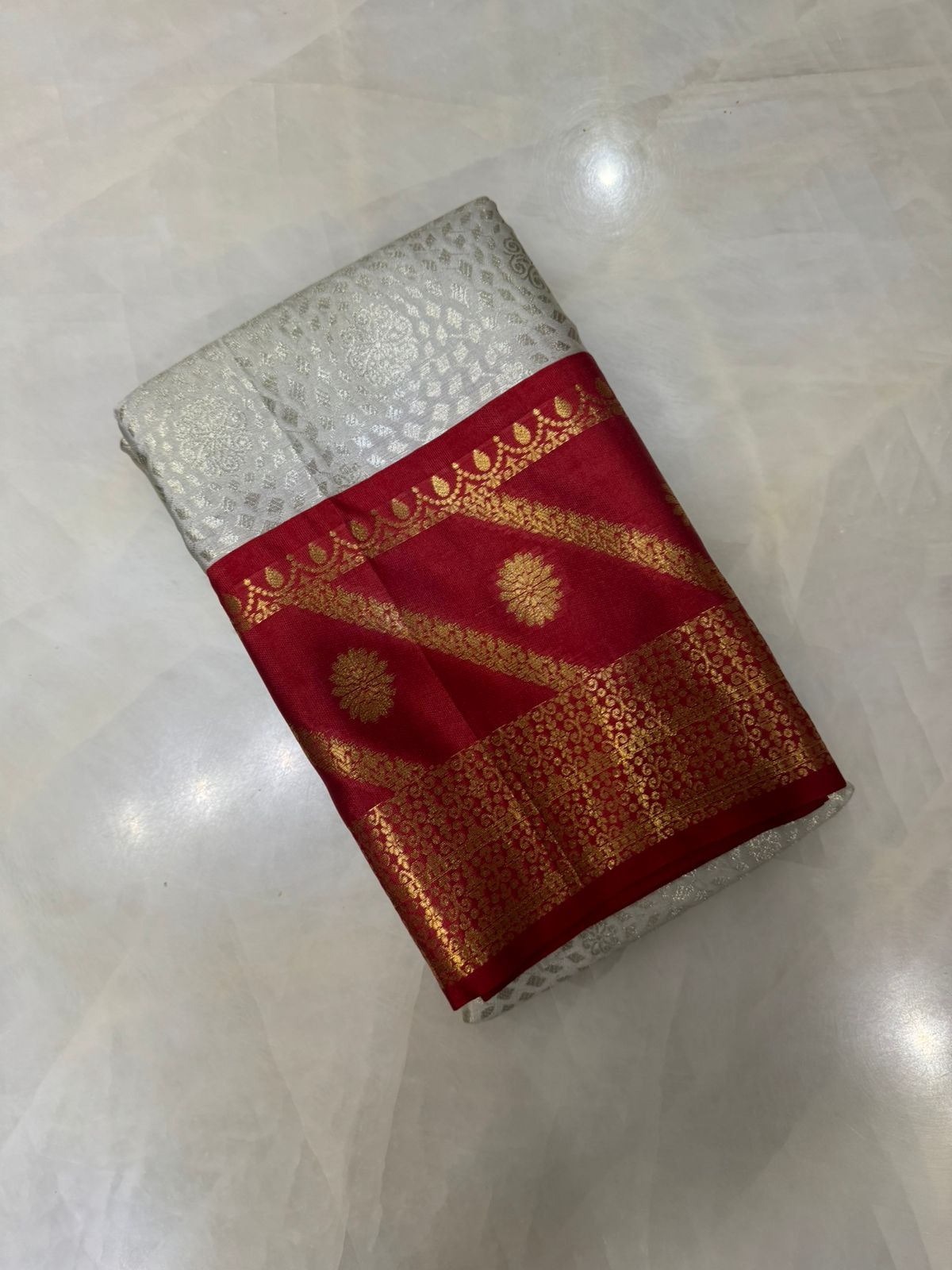 Semi Kanchipuram silk saree✨
