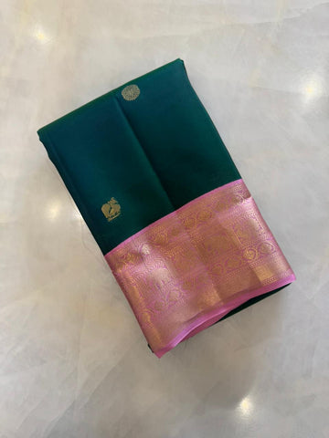 Half mix Kanjeevaram silk saree