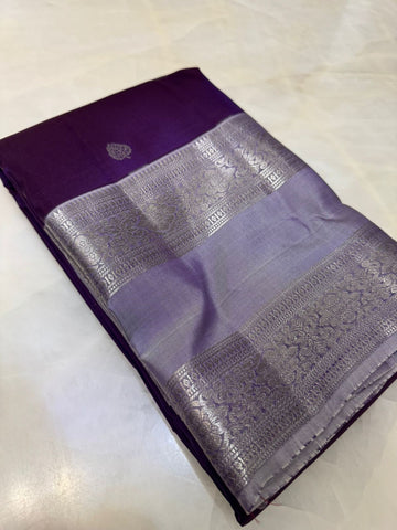 Half mix Kanjeevaram silk saree