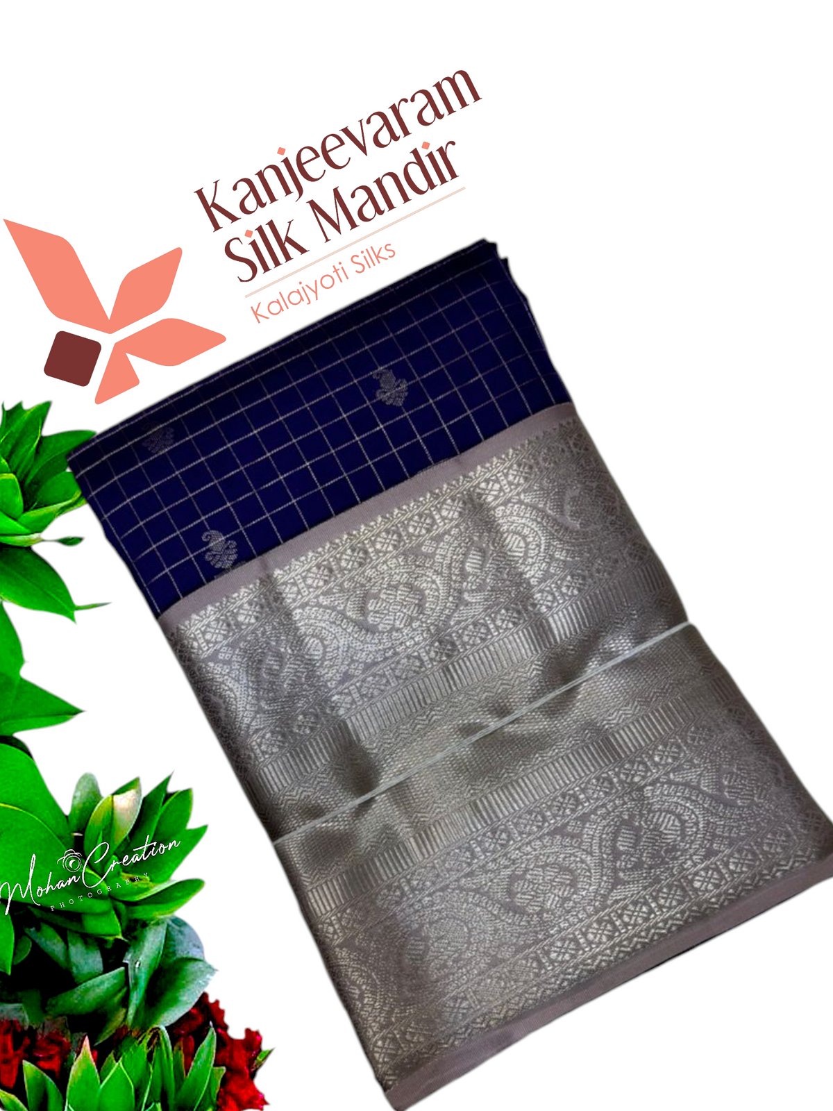 Pure Kanjeevaram Silk certified saree