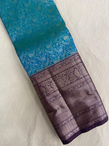 Premium Bridal Semi Kanchipuram Silk Saree