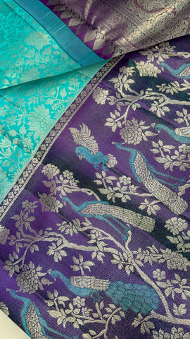 Pure zari handloom Kanjeevaram silk mark certified saree