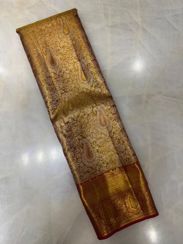 ‘The Rajnandini’ Kanjeevaram- Pure 1G zari handloom Kanjeevaram silk mark certified saree