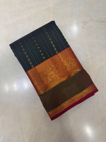 Pure Kanjeevaram silk mark certified saree