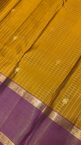 Pure Kanjeevaram silk mark certified saree