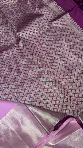 Pure zari handloom Kanjeevaram silk mark certified saree