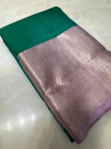 Half mix Kanjeevaram silk saree
