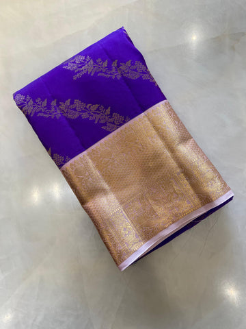 Pure zari handloom Kanjeevaram silk mark certified saree