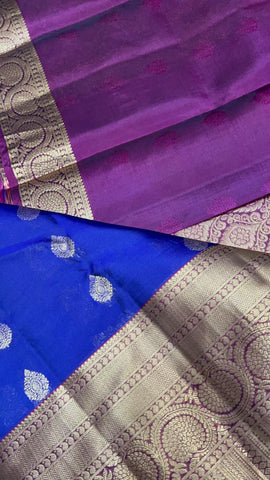Half mix Kanjeevaram silk saree
