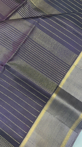 Pure handloom Kanjeevaram soft silk mark certified saree