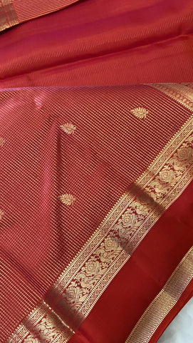 Half mix Kanjeevaram silk saree