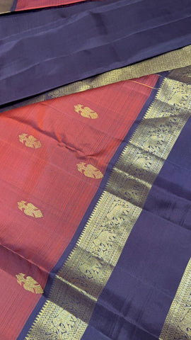 Pure zari handloom Kanjeevaram silk mark certified saree