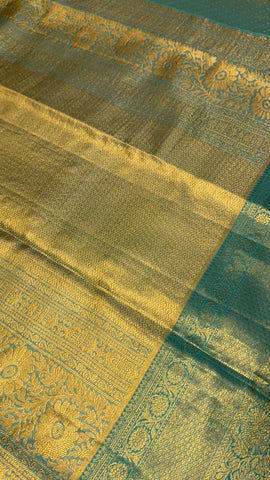Half mix Kanjeevaram silk saree