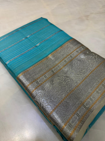 Half mix Kanjeevaram silk saree