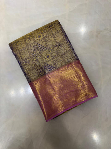 Pure Kanjeevaram Silk Mark Certified Saree