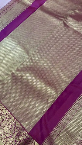 Pure Kanjeevaram silk mark certified saree