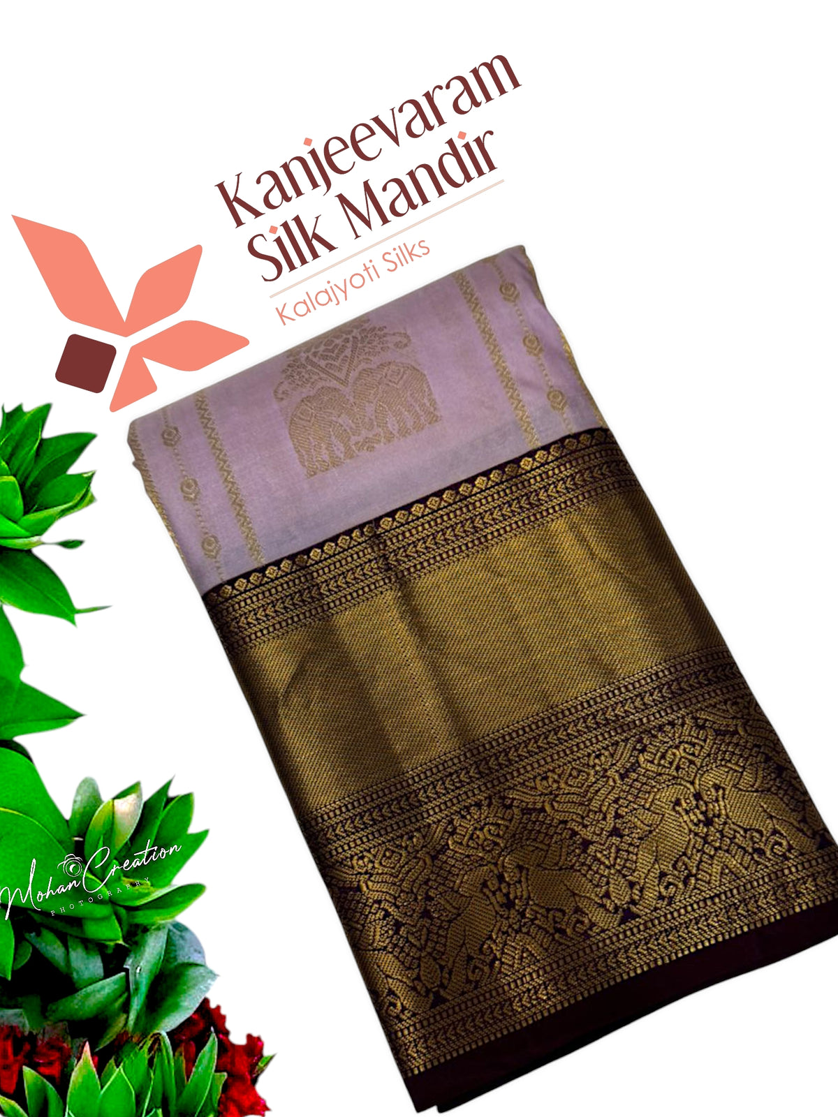 Pure Kanjeevaram Silk certified saree