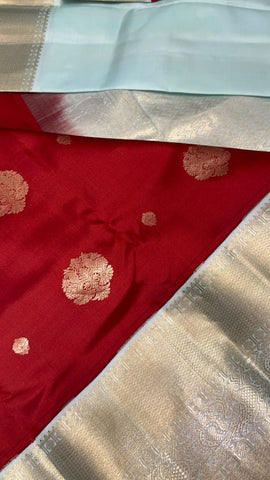 Pure Kanjeevaram silk mark certified saree