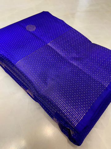 Pure zari handloom Kanjeevaram silk mark certified saree
