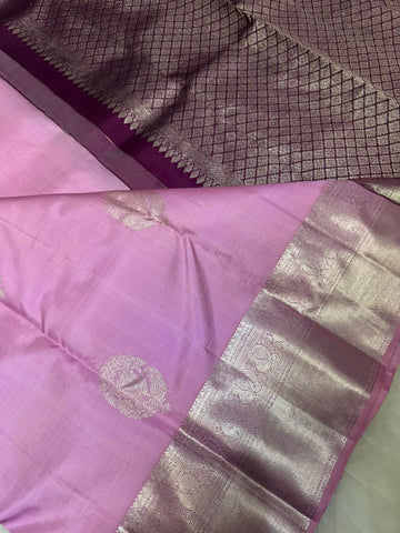Pure zari handloom Kanjeevaram silk mark certified saree