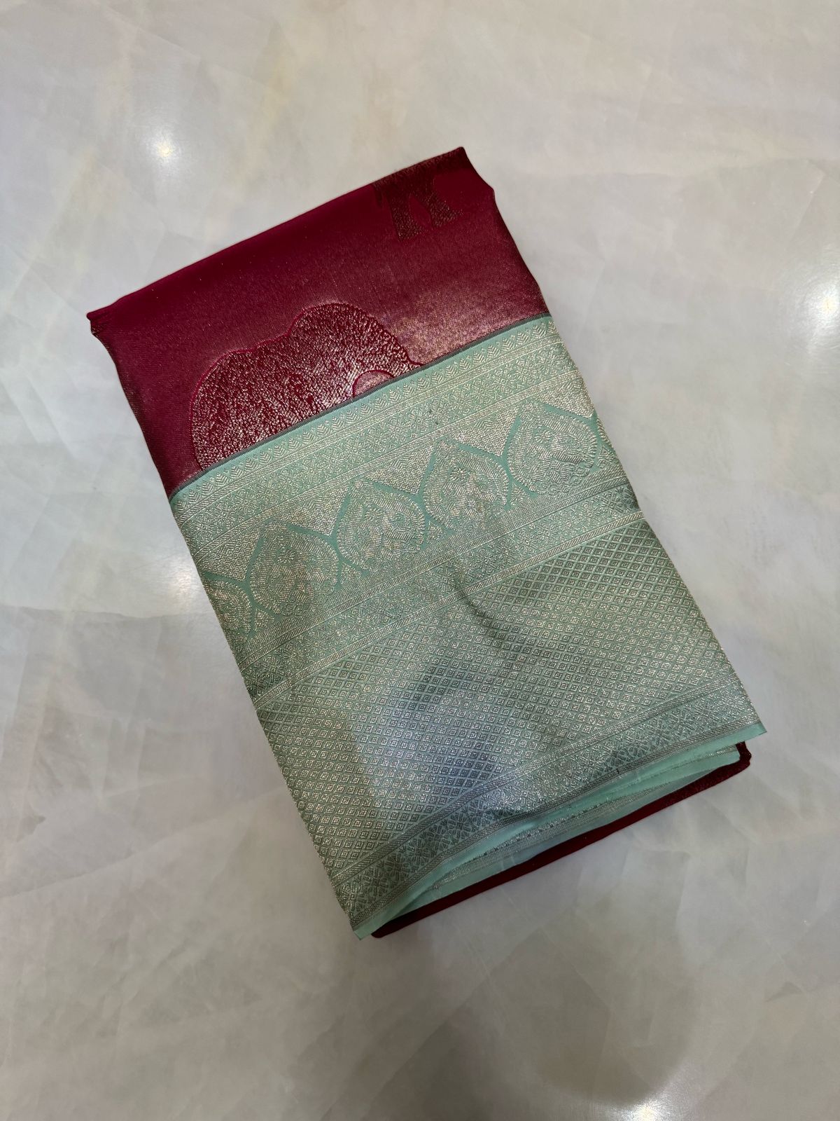 Pure Kanjeevaram silk mark certified saree
