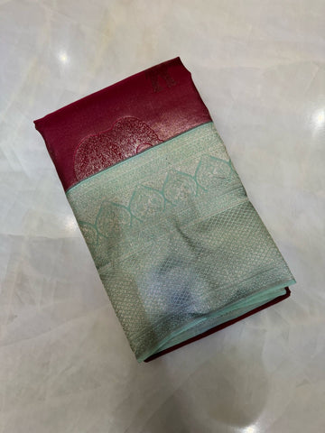 Pure Kanjeevaram silk mark certified saree