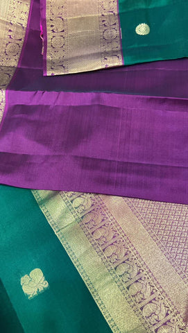Half mix kanjeevaram silk saree