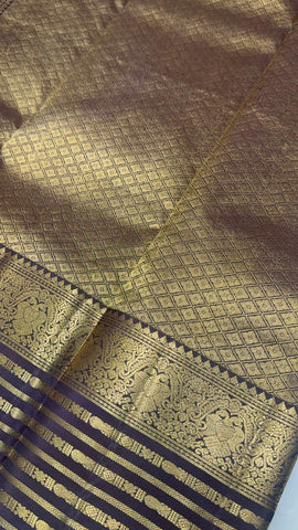 Pure Kanjeevaram silk mark certified saree