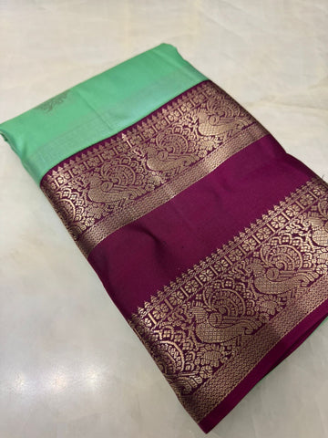 Pure Kanjeevaram silk mark certified saree