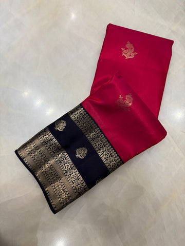 Pure Kanjeevaram silk mark certified saree