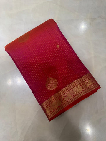 Pure Kanjeevaram silk mark certified saree