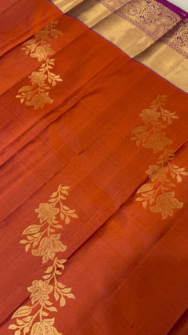 Pure Kanjeevaram silk mark certified saree