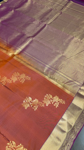 Pure Kanjeevaram silk mark certified saree