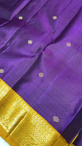 Pure zari handloom Kanjeevaram silk mark certified saree