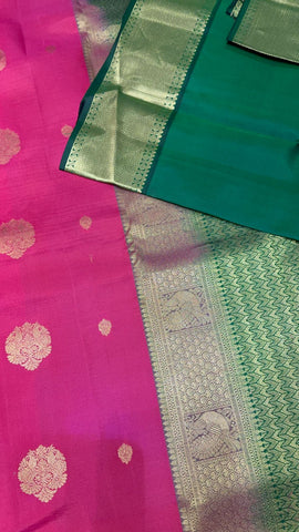 Pure Kanjeevaram silk mark certified saree