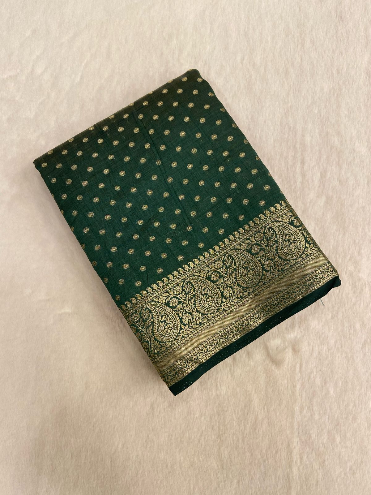 Butter crepe silk saree