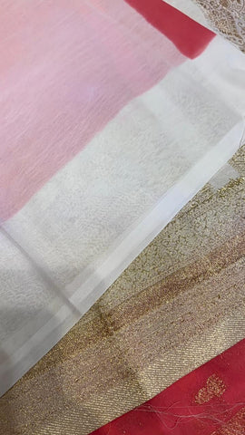 Premium quality wrinkle crepe silk saree