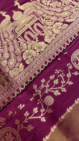 Pure Chinnon Saree