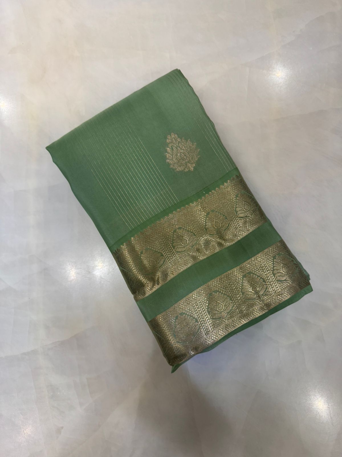 Half mix Kanjeevaram silk saree